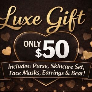 Luxe Gift Set with Purse and Skincare